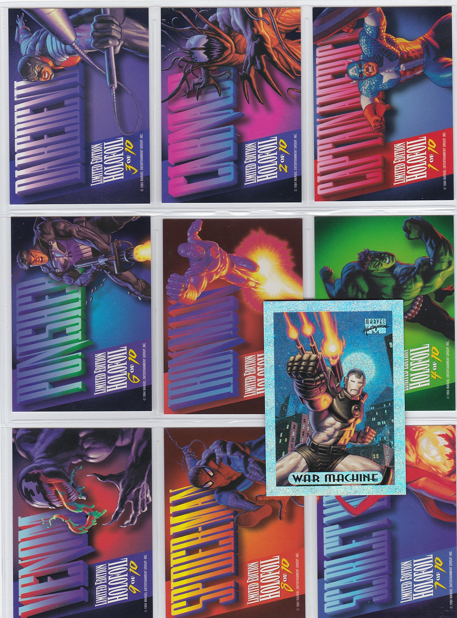 Amazon.com: 1994 Marvel Masterpieces Series III Silver HOLOFOIL